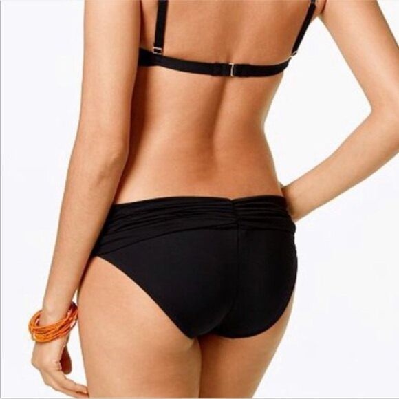 La Blanca Island Goddess Convertible Bandini Tankini Top & Shirred Banded Bottom - Picture 6 of 16